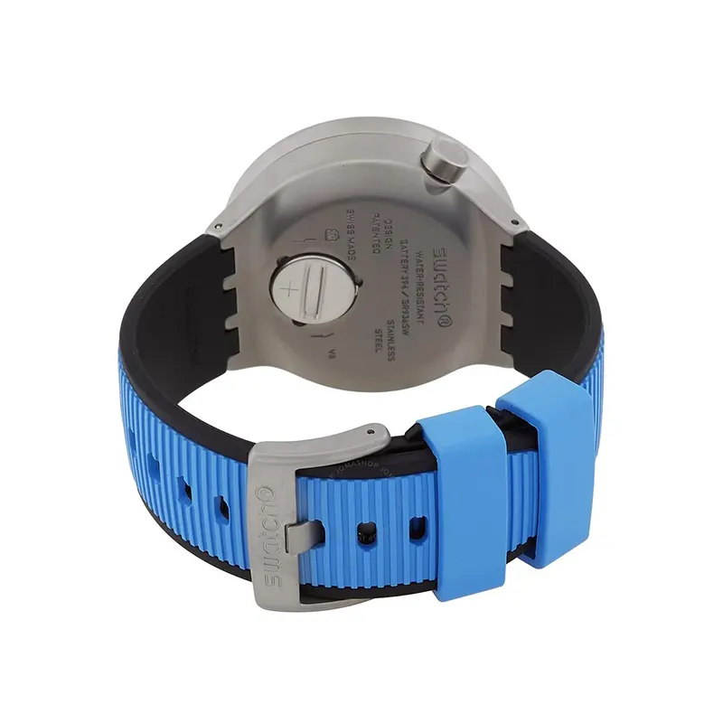 Swatch Big Bold Irony Azur Casual Blue Unisex Watch- SB07S106